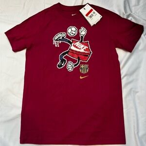 Nike Burgundy Graphic Tee